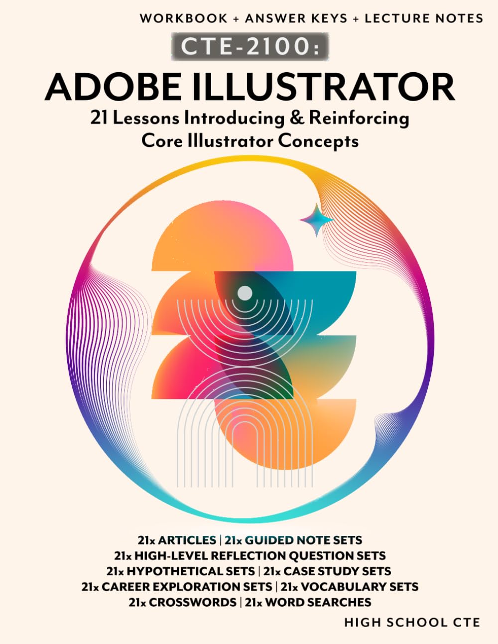 Cover of CTE-2100: Illustration using Adobe Illustrator