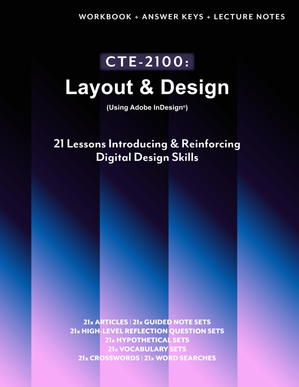 Cover of CTE-2100: Layout and Design using Adobe InDesign