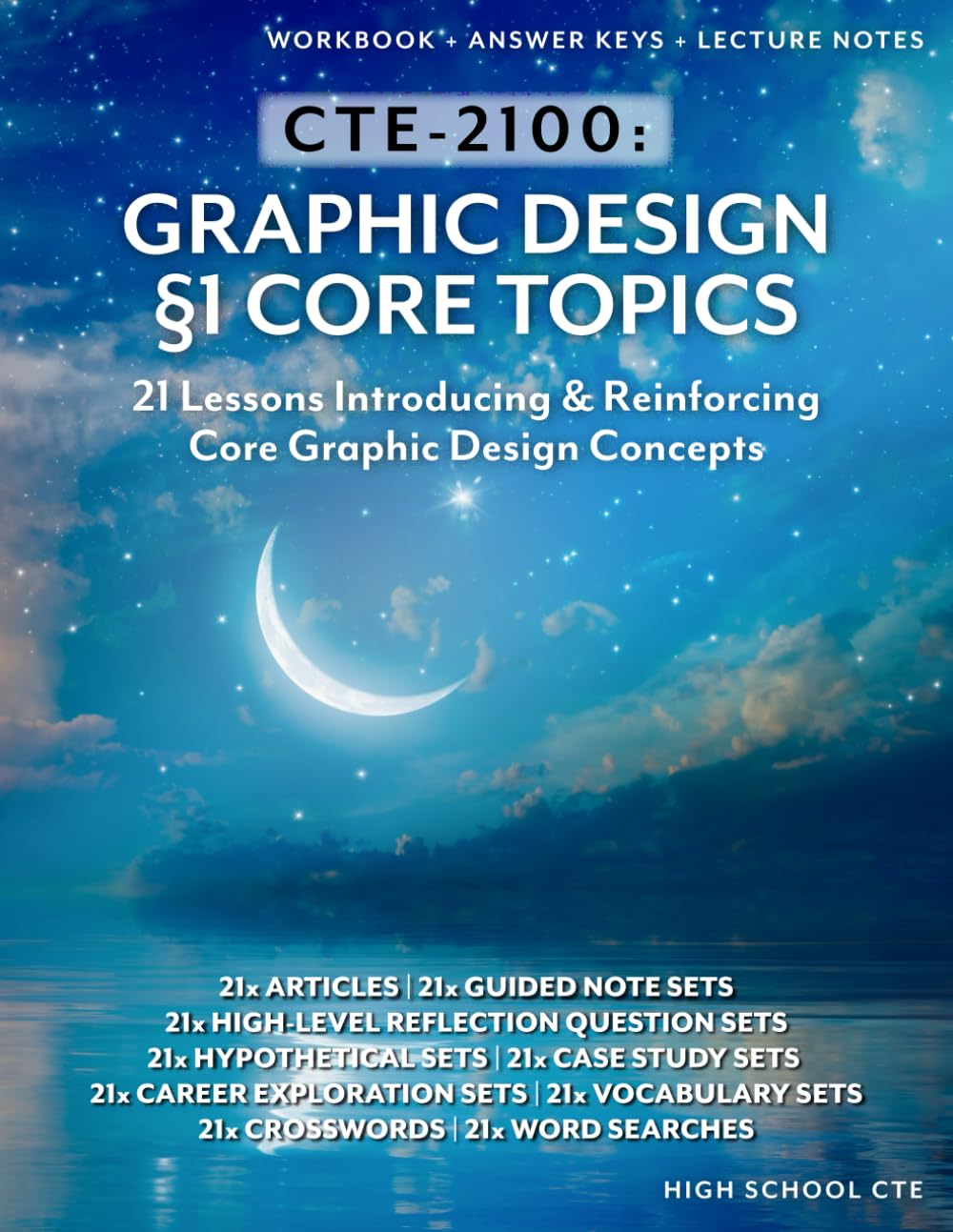 Cover of CTE-2100: Graphic Design Section 1 – Core Topics